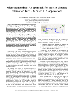 Microsegmenting: An approach for precise distance