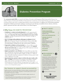 Diabetes Prevention Program