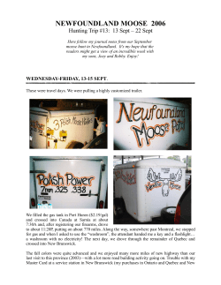 Fall Hunt: September 2004 - Portland Creek Outfitters