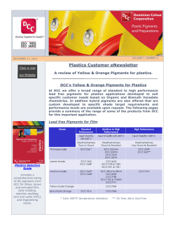 DCC Plastics eNewsletter