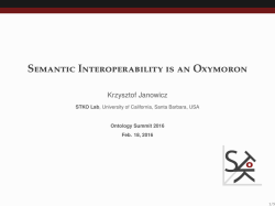 Semantic Interoperability is an Oxymoron