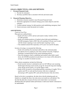 Sample Plan Narrative - Minerva Planning Group