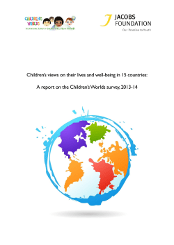 Children`s Worlds Report, 2015