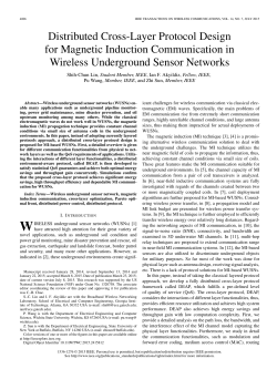 Distributed Cross-Layer Protocol Design for Magnetic Induction