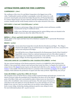 attractions around the camping