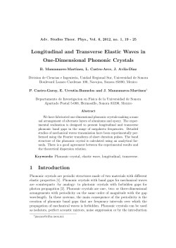 Longitudinal and Transverse Elastic Waves in One