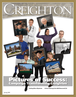 Pictures of Success - Creighton University