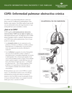 COPD: Enfermedad pulmonar obstructiva cr&oacute;nica