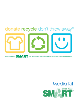 Media Kit - Secondary Materials and Recycled Textiles Association