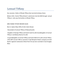 Lemuel Tiffany - Family Search