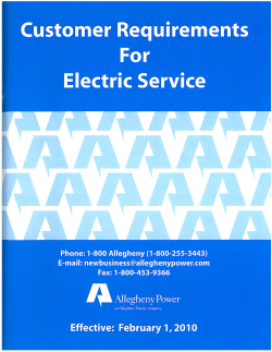 application for new non-residential electric service