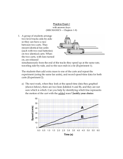 Practice Exam I with answers keys (MECHANICS -- Chapters 1