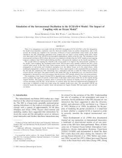 Simulation of the Intraseasonal Oscillation in the ECHAM