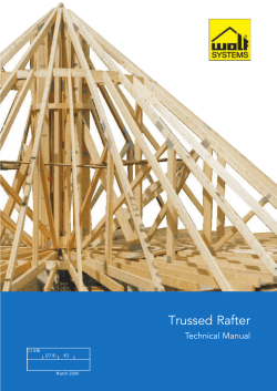 Trussed Rafter - DJR Roof Trusses