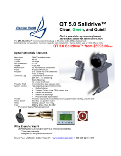 QT 5.0 Saildrive&trade;