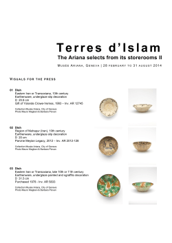 Terres d`Islam The Ariana selects from its storerooms II
