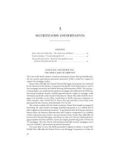 securitization and derivatives - Financial Crisis Inquiry Commission