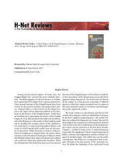 Mughal History - H-Net