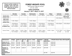 FOREST HEIGHTS POOL