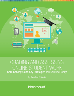 grading and assessing online student work