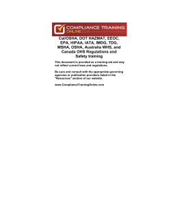 The Resource Conservation and Recovery Act (RCRA) and The