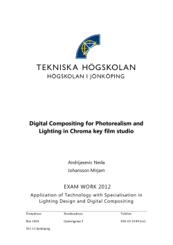 Digital Compositing for Photorealism and Lighting