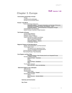 Chapter 3: Europe - University of Colorado Boulder