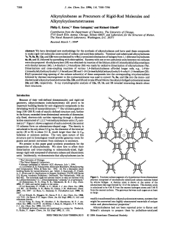Alkynylcubanes as Precursors of Rigid