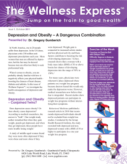 Depression and Obesity - Lake Worth Chiropractor