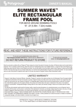 Summer Waves Elite Rectangular Frame Pool 18ft