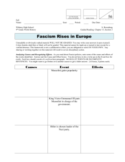 56 Fascism Rises in Europe