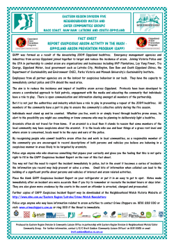 gippsland arson prevention program (gapp)