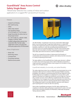 GuardShield&trade; Area Access Control Safety Single Beam