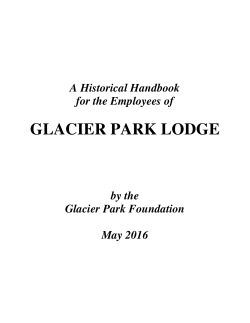 glacier park lodge - Glacier Park Foundation