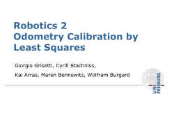 Robotics 2 Odometry Calibration by Least Squares