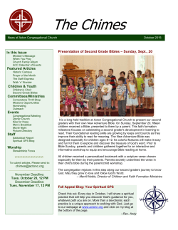 October 2015 - Acton Congregational Church