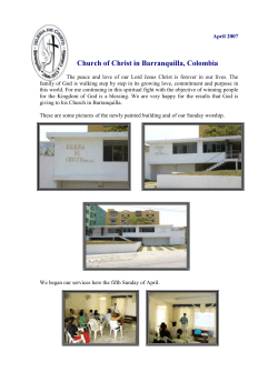 Church of Christ in Barranquilla, Colombia