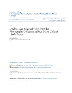 Double Take: Selected Views from the Photography Collection at