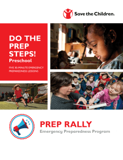 prep rally - Save the Children