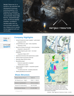 Share Structure Company Highlights MRL MARFF