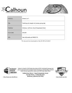 Predicting soil strength with remote sensing data