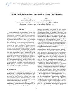 Beyond Physical Connections: Tree Models in Human Pose