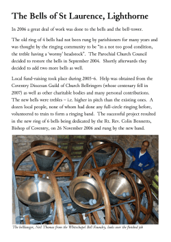 The Bells of St Laurence, Lighthorne