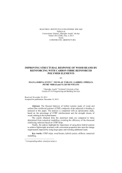 improving structural response of wood beams by reinforcing
