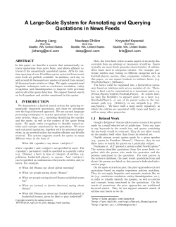 A Large-Scale System for Annotating and Querying Quotations in