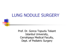 LUNG NODULE SURGERY