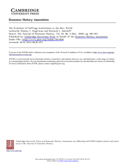 JEH 2005 - Thomas Piketty