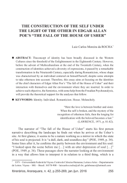 the construction of the self under the light of the other in edgar allan