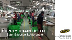 supply chain detox - European Outdoor Group
