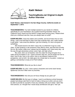 Kadir Nelson - TeachingBooks.net